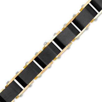 Men's Link Bracelet in Two-Tone Stainless Steel - 8.5