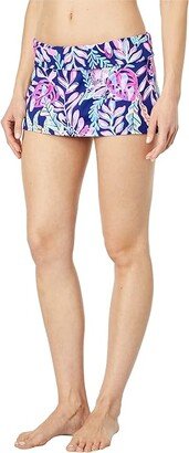 Calah Skirted Bottoms (Oyster Bay Navy Youve Been Spotted) Women's Swimwear