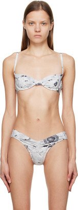 Gray Bambi Bikini Top