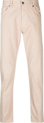 Mid-Rise Straight-Leg Trousers-DT