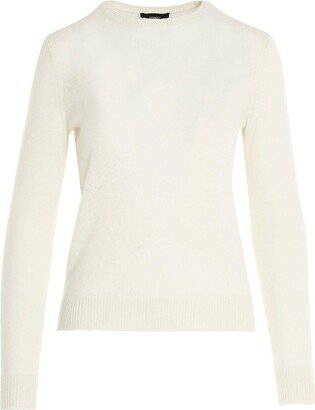 Long-Sleeved Crewneck Knit Jumper