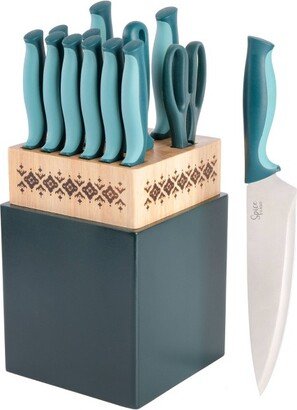 Spice by Tia Mowry Savory Saffron 14pc Cutlery Set