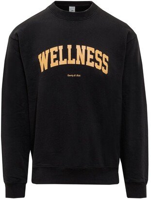 Wellness Print Crewneck Sweater