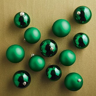 Matte and Shine Bauble Ornaments, Set of 12