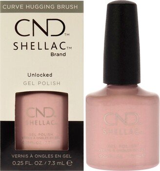 Shellac Nail Color - Unlocked by for Women - 0.25 oz Nail Polish