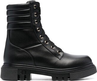 Leather Combat Boot-AA