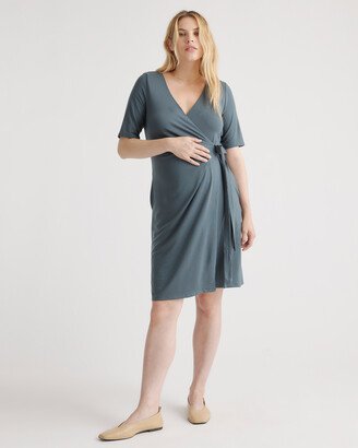 Tencel Jersey Maternity & Nursing Wrap Dress