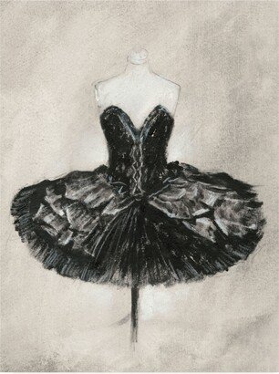 Ethan Harper Black Ballet Dress I Canvas Art - 36.5