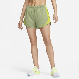 Women's Dri-FIT Tempo Ribbed Running Shorts in Green