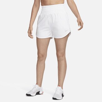 Women's One Dri-FIT Ultra High-Waisted 3 Brief-Lined Shorts in White