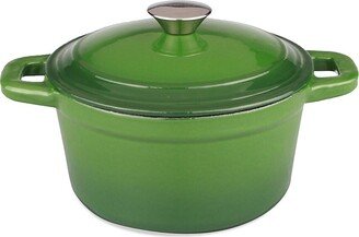 Neo 3-Quart Cast Iron Oval Covered Green Casserole