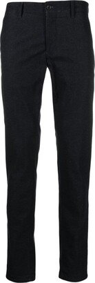 Skinny-Cut Cotton Trousers-AB