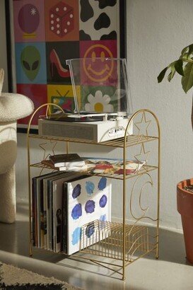 Celestial Metal Vinyl Record Storage Shelf