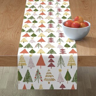 Table Runners: Christmas Time Trees - Multi Table Runner, 72X16, Multicolor