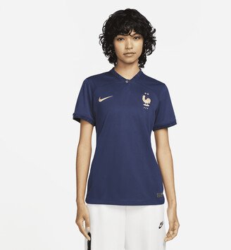 FFF 2022/23 Stadium Home Women's Dri-FIT Soccer Jersey in Blue