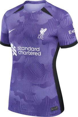 Darwin Núñez Liverpool 2023/24 Stadium Third Women's Dri-FIT Soccer Jersey in Purple