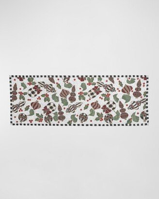 Deck the Halls Beaded Table Runner