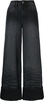 CANNARI CONCEPT Organic Cotton Wide-Leg Jeans