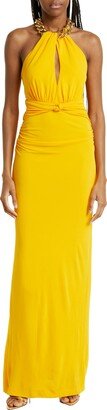 Phoenix Halter Column Gown