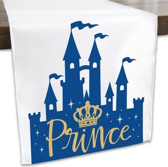 Big Dot Of Happiness Royal Prince Charming Baby Shower or Birthday Cloth Table Runner 13 x 70 in