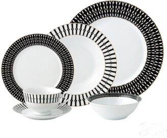 Dinnerware Fine China, Service for 4 by Lorren Home Trends, Set of 24