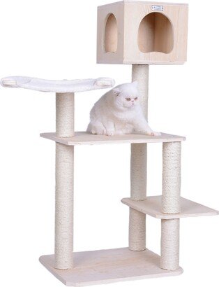 50 Real Wood Premium Scots Pine, Solid Wood Cat Tree