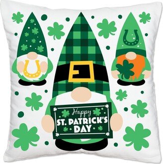 Big Dot Of Happiness Irish Gnomes - St. Patrick's Day Cushion Case - Throw Pillow Cover - 16 x 16 In