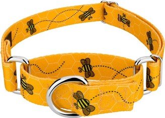 Country Brook Petz Country Brook Design - Busy Bee Martingale Dog Collar (1 Inch, Extra Large)