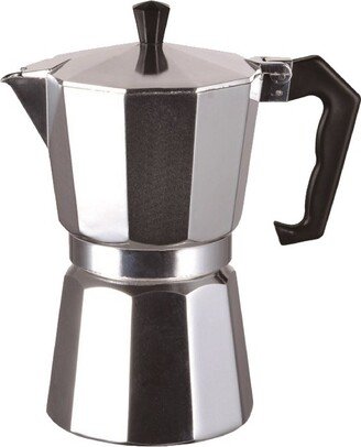 Stovetop Espresso and Coffee Maker, Moka Pot for Classic Italian and Cuban Café Brewing, Cafetera, Twelve Cup
