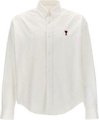 Paris Logo Embroidered Buttoned Shirt