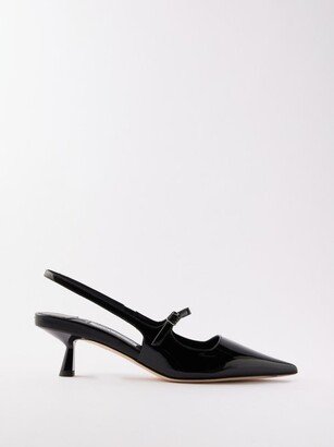 Didi 45 Patent-leather Slingback Pumps