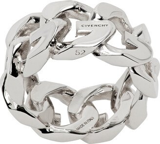 Silver G Chain Ring