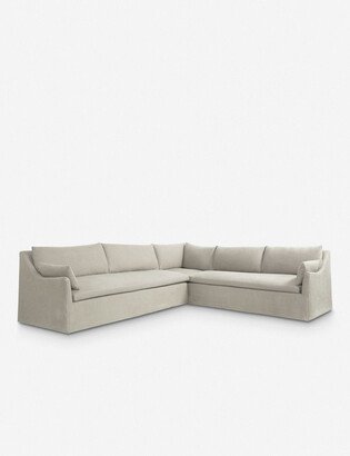 Lulu and Georgia Portola Slipcover Corner Sectional Sofa