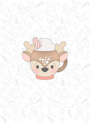 Reindeer Straw Mug 2021