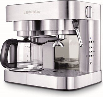 Combination Espresso Machine & 10-Cup Drip Coffeemaker