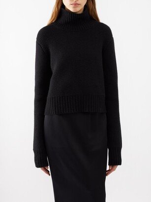 Jovie High-neck Cashmere-blend Sweater