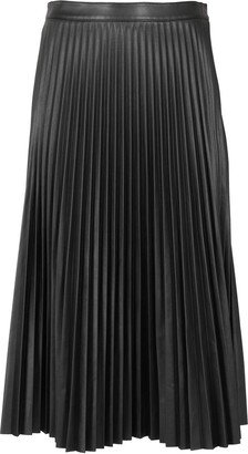 Pleated Midi Skirt-AB