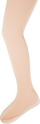 Girls Professional Fishnet Seamless Tight (Porcelain) Hose