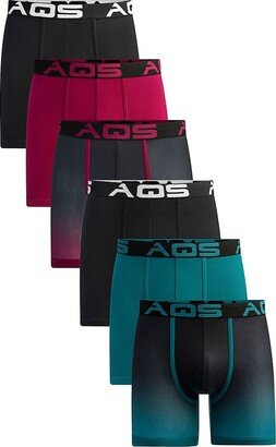 AQS 6-Pack Assorted Ombre Boxer Briefs-AA