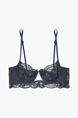 Ambra cutout stretch-lace underwired balconette bra