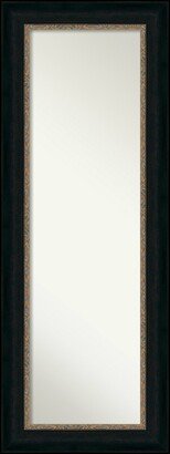 Non-Beveled Full Length On The Door Mirror - Paragon Frame - Paragon Bronze - Outer Size: 21 x 55 in