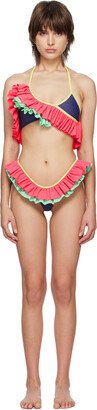 Emily Watson Multicolor Ruffle Bikini