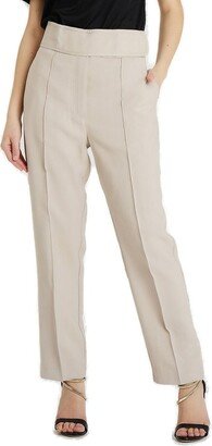 High-Waisted Tailored Trousers-BT