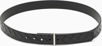 Black Intrecciato belt