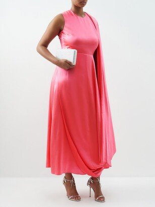 Nara Scarf-drape Silk Maxi Dress