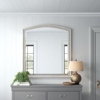 Ashcott Arch Dresser Mirror - Weathered Taupe Gray