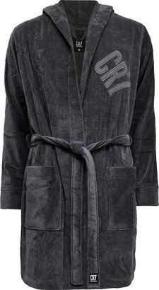 CR7 Men's Modern Cut Cotton Bathrobe