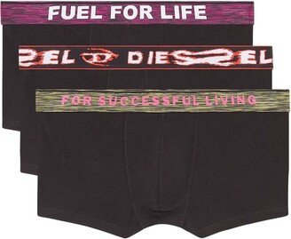 Logo-Waistband Set Of Three Boxers