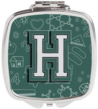 CJ2010-HSCM Letter H Back to School Initial Compact Mirror