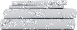 Linens & Hutch 4-Piece Soft Bouquet Microfiber Sheet Set